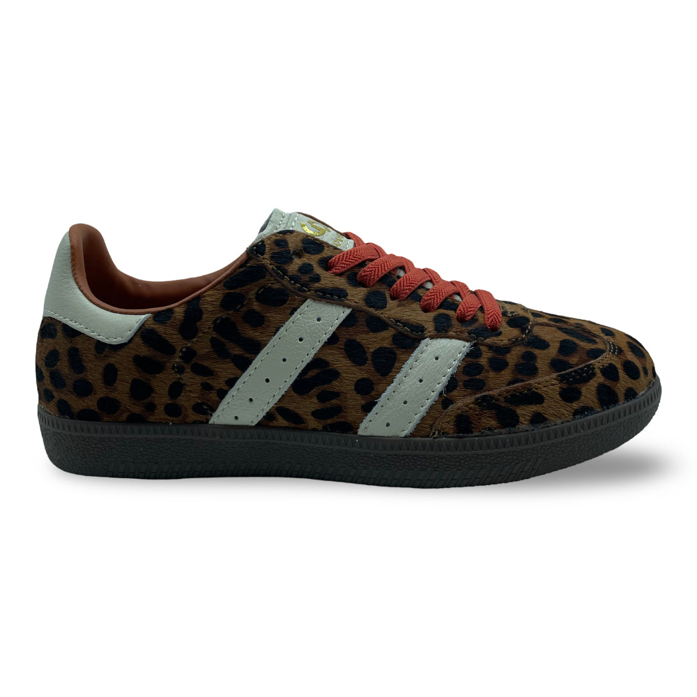 Goodsole Women's 2001 Parallel Leopard/Ivory Suede