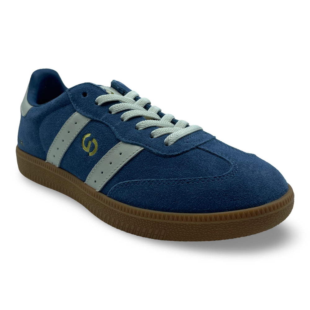 Goodsole Women's 2001 Parallel Peacock Blue Suede