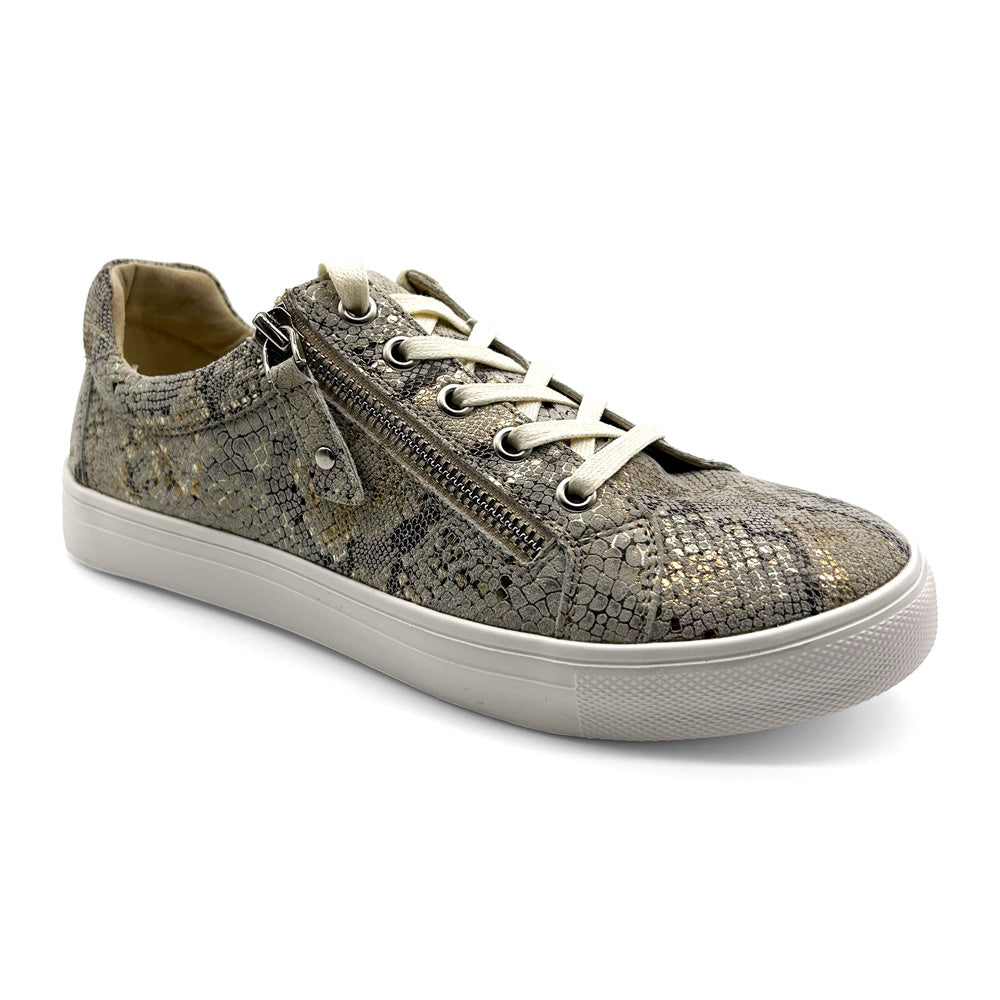 Klouds Women's Cara Print Taupe Snake