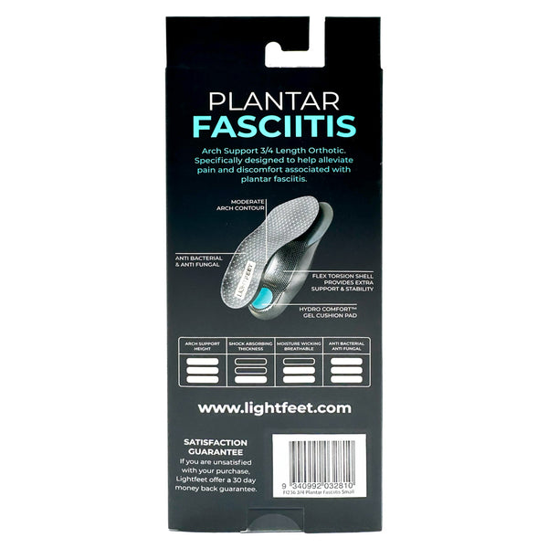Lightfeet Plantar Fasciitis 3/4 Insole