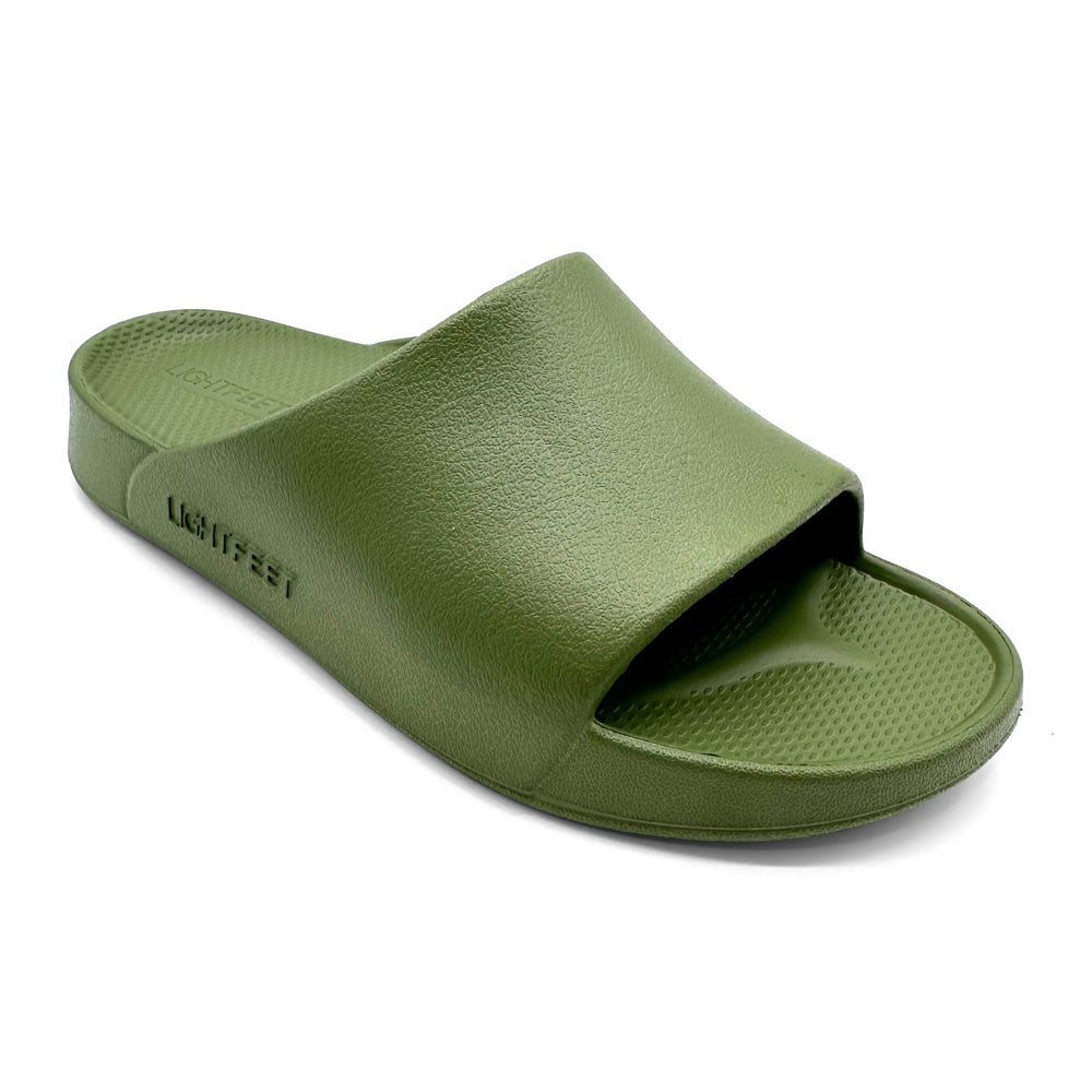 Lightfeet Slide One Strap Khaki