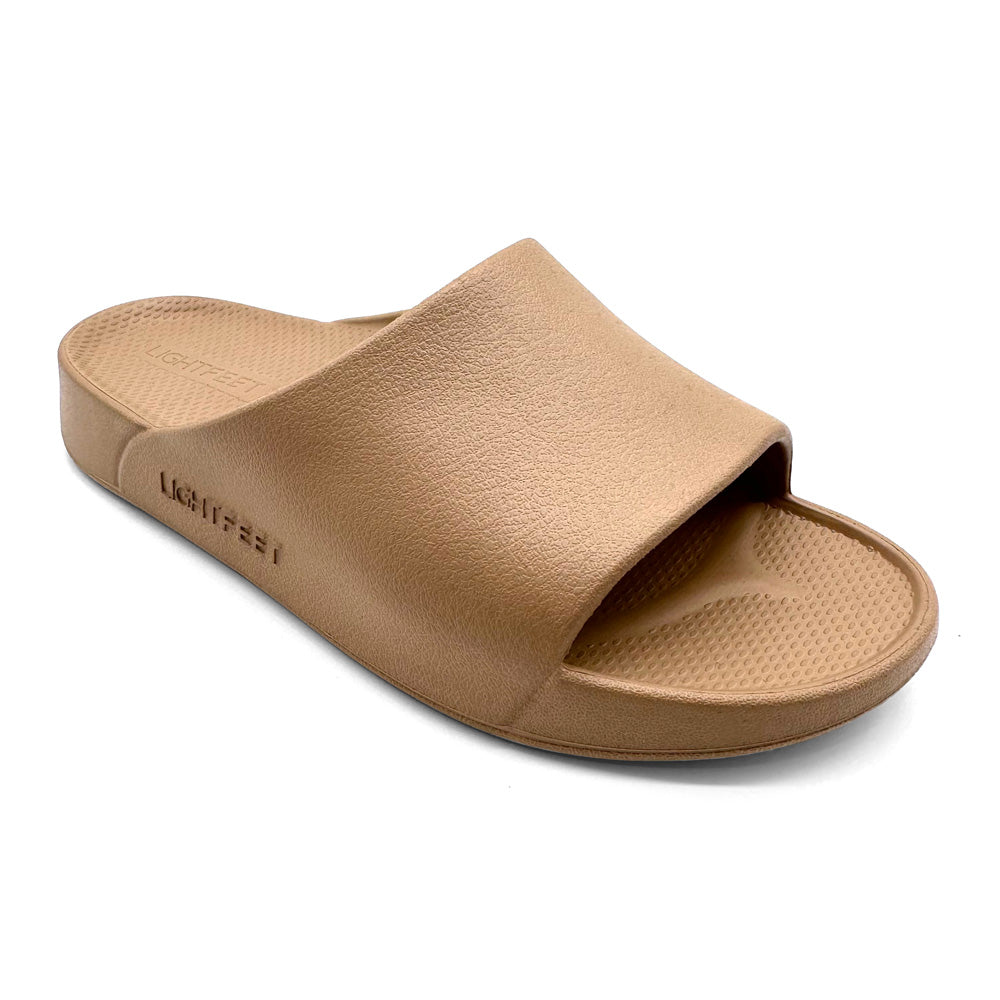 Lightfeet Slide One Strap Latte