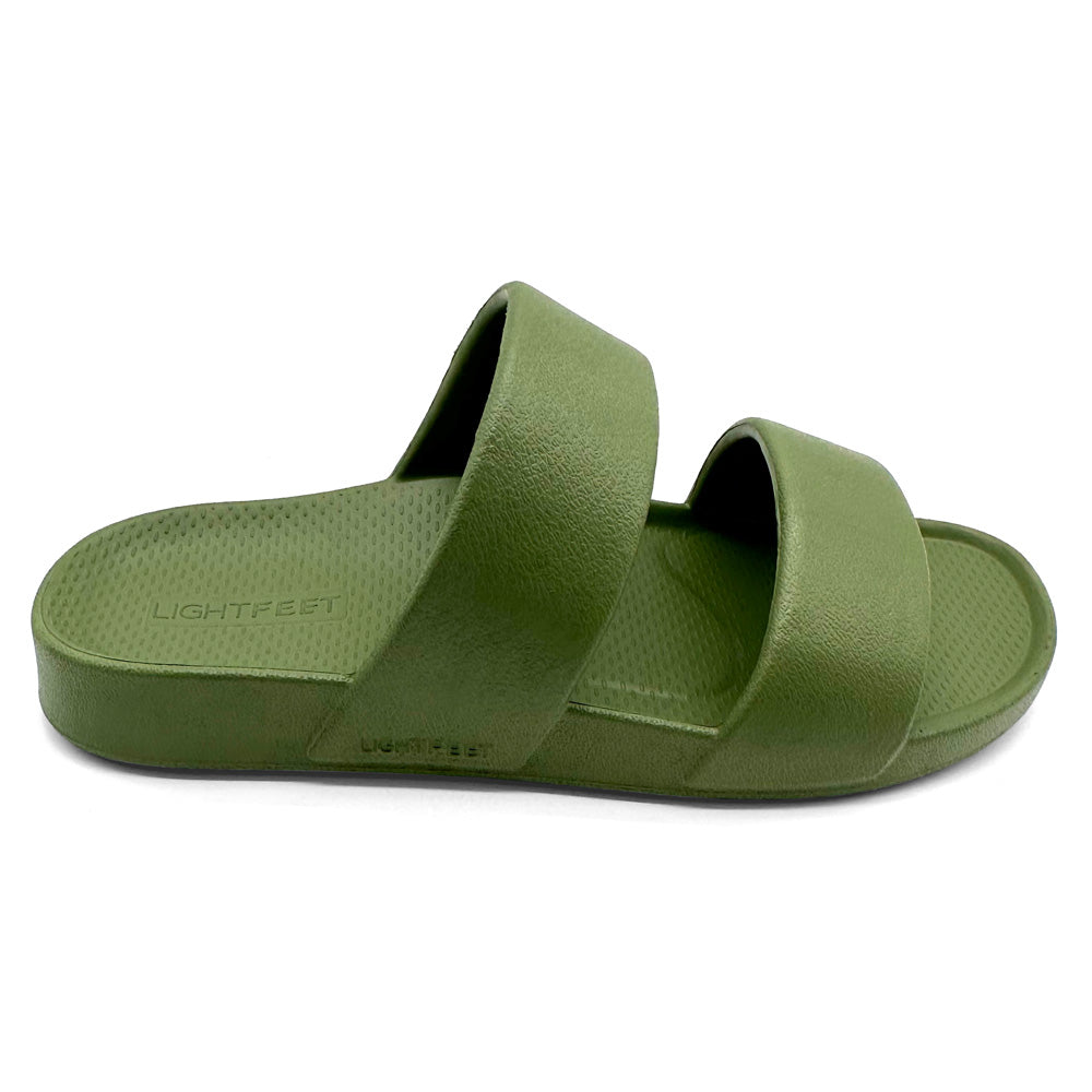 Lightfeet Women's Slide Two Strap Khaki