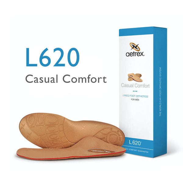 Aetrex Men's Casual Insole- Posted (L620)