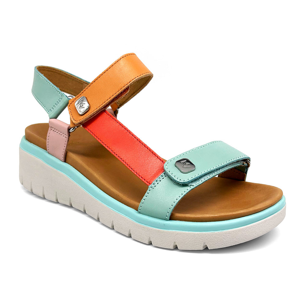 Mia Vita Women's Candice Jade/Blush Multi