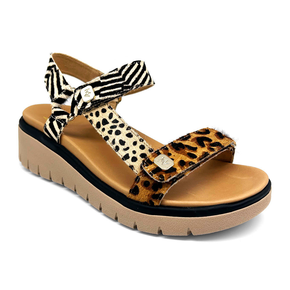 Mia Vita Women's Candice Leopard Multi