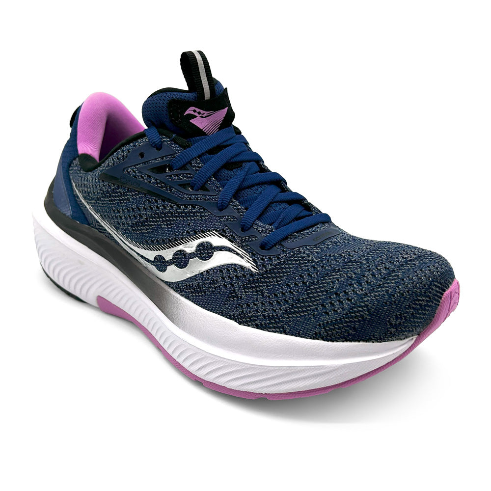 Saucony Women's Echelon 9 Wide Indigo/Grape