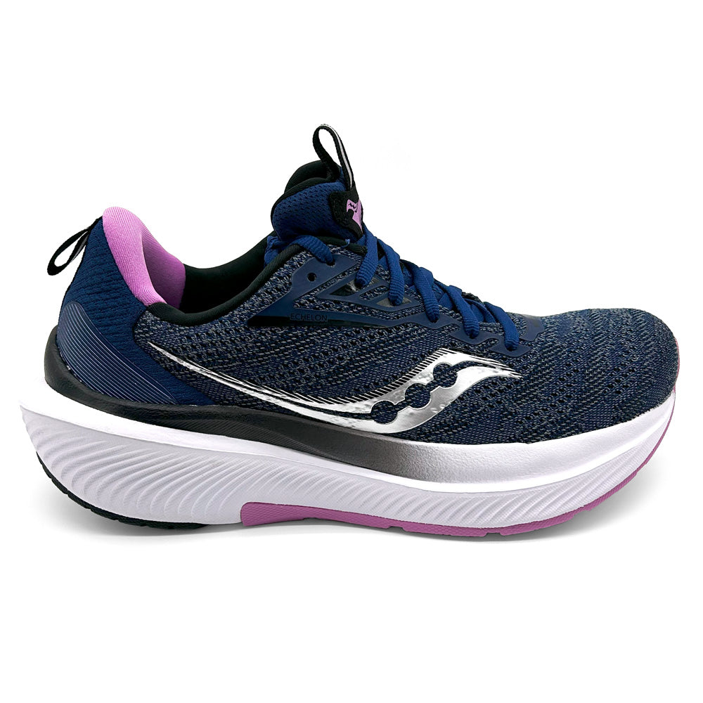 Saucony Women's Echelon 9 Wide Indigo/Grape