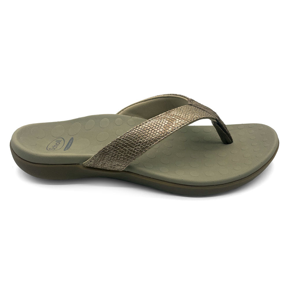 Scholl Orthaheel Women's Sonoma II Shimmer Bronze