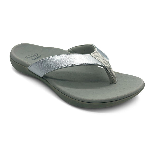 Scholl Orthaheel Sonoma Smooth Silver