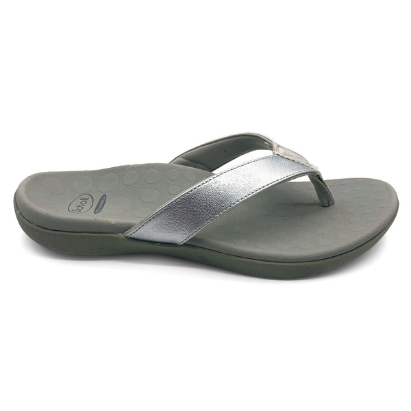 Scholl Orthaheel Women's Sonoma Smooth Silver