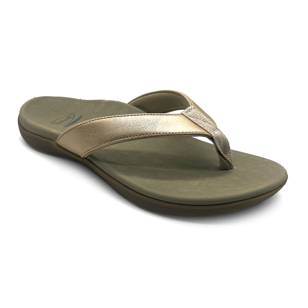 Scholl Orthaheel Women's Sonoma II Smooth Soft Gold