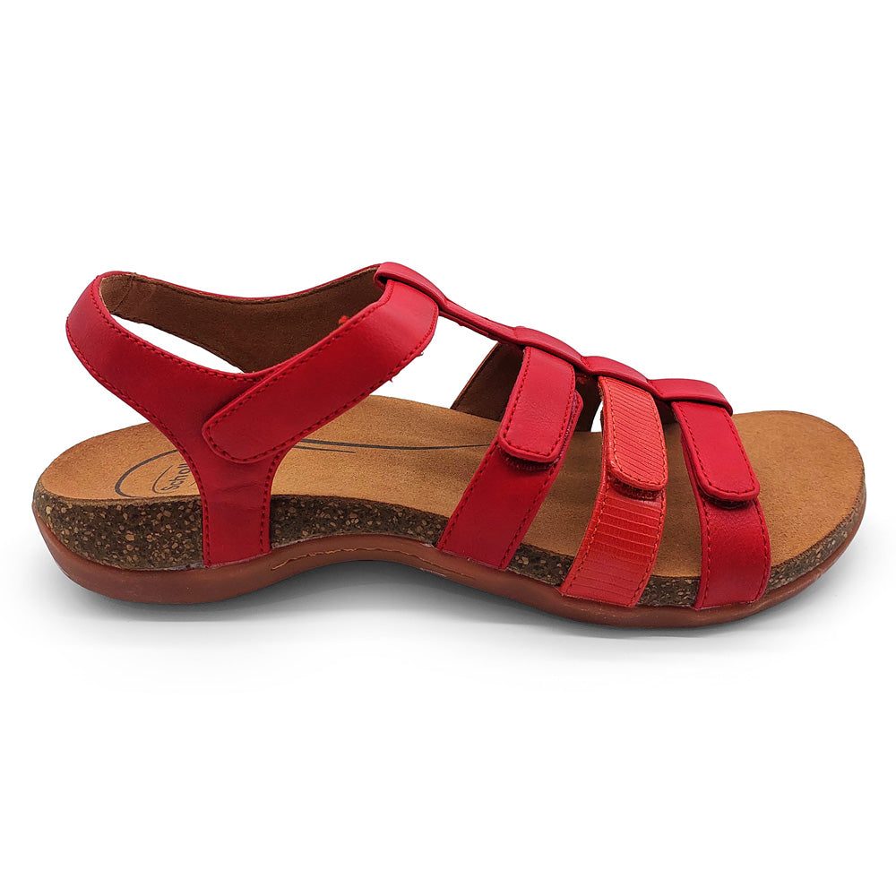 Scholl Orthaheel Women's Alessandra Red/Burnt Orange