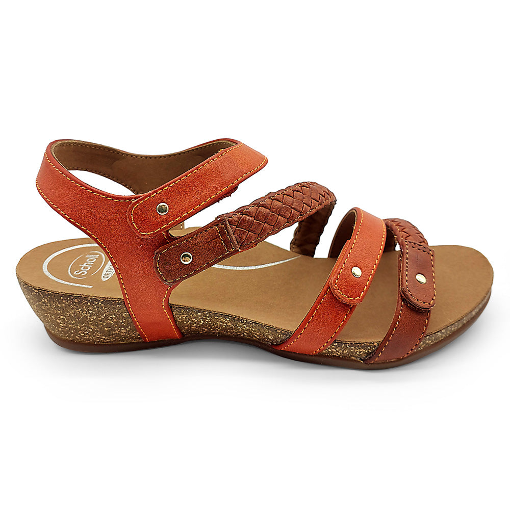 Scholl Orthaheel Women's Josie Burnt Orange