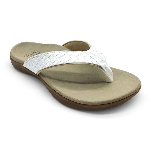 Scholl Orthaheel Women's Sonoma Brick White