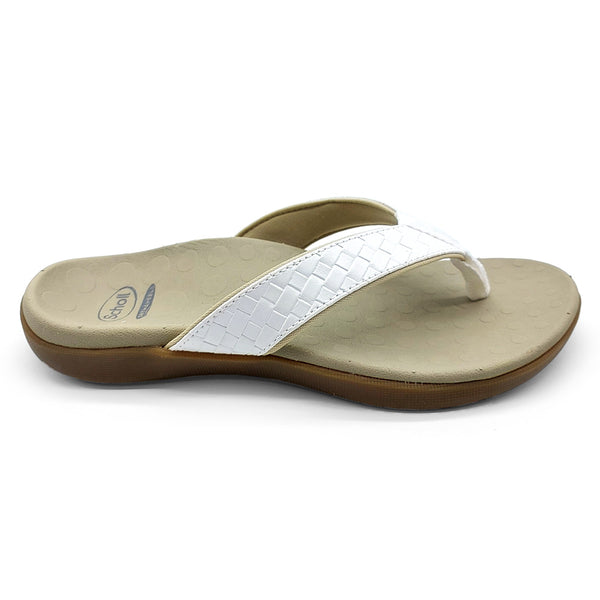 Scholl Orthaheel Women's Sonoma Brick White