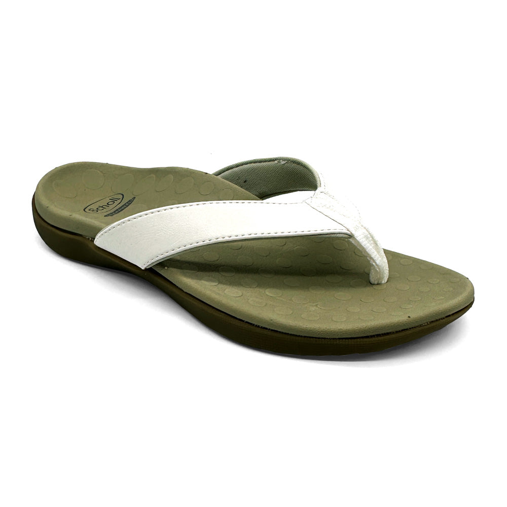 Scholl Orthaheel Women's Sonoma II Smooth White
