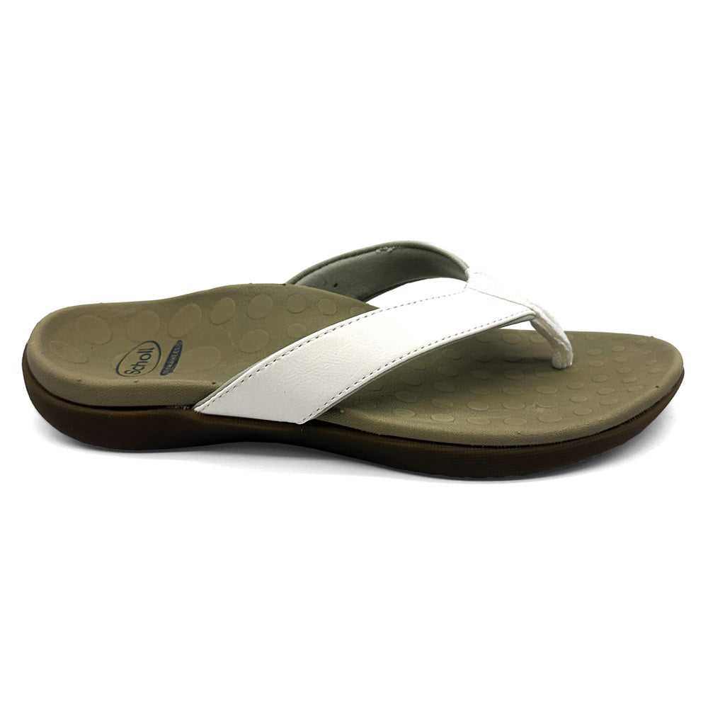 Scholl Orthaheel Women's Sonoma II Smooth White