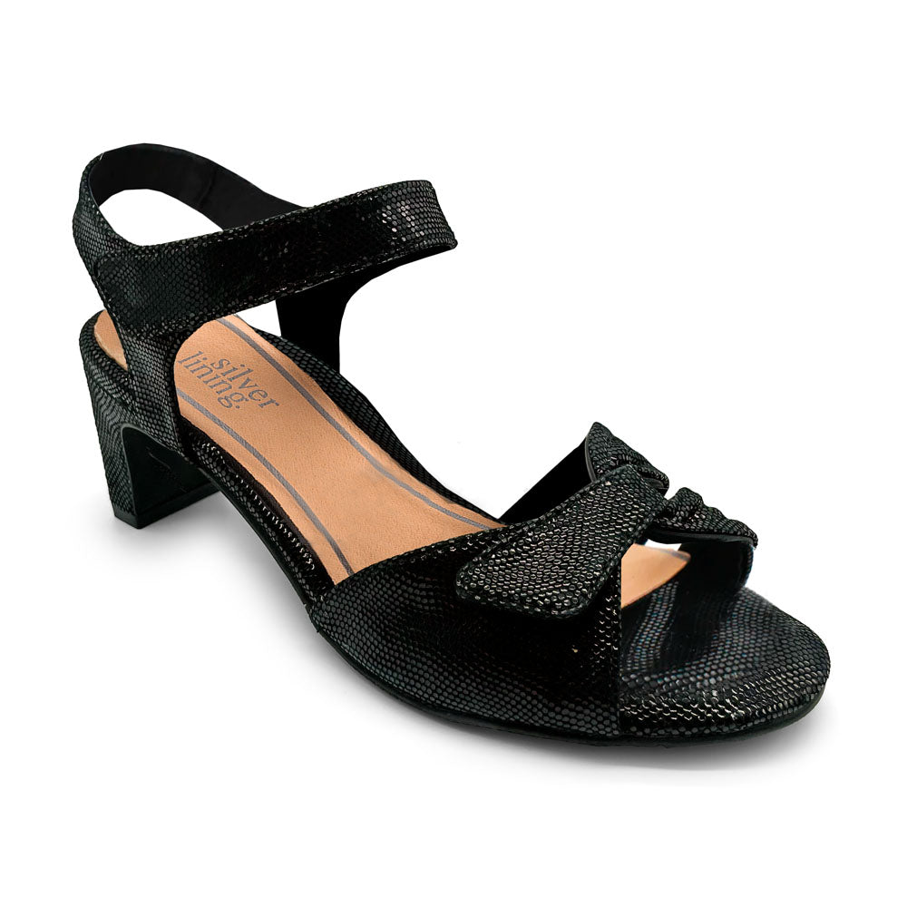 Silver Lining Women's Jamaica Black Sparkle