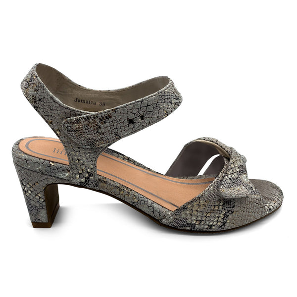 Silver Lining Women's Jamaica Taupe Snake