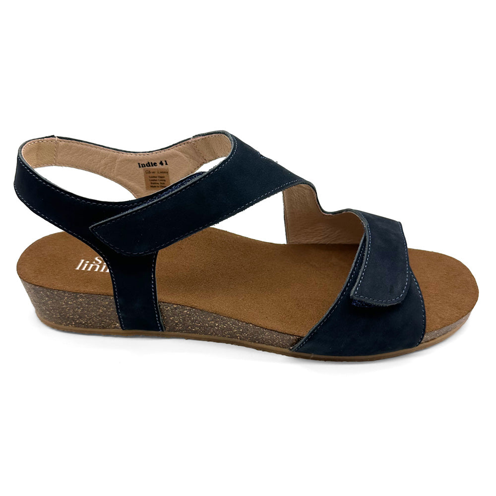 Silver Lining Women's Indie Navy Nubuck