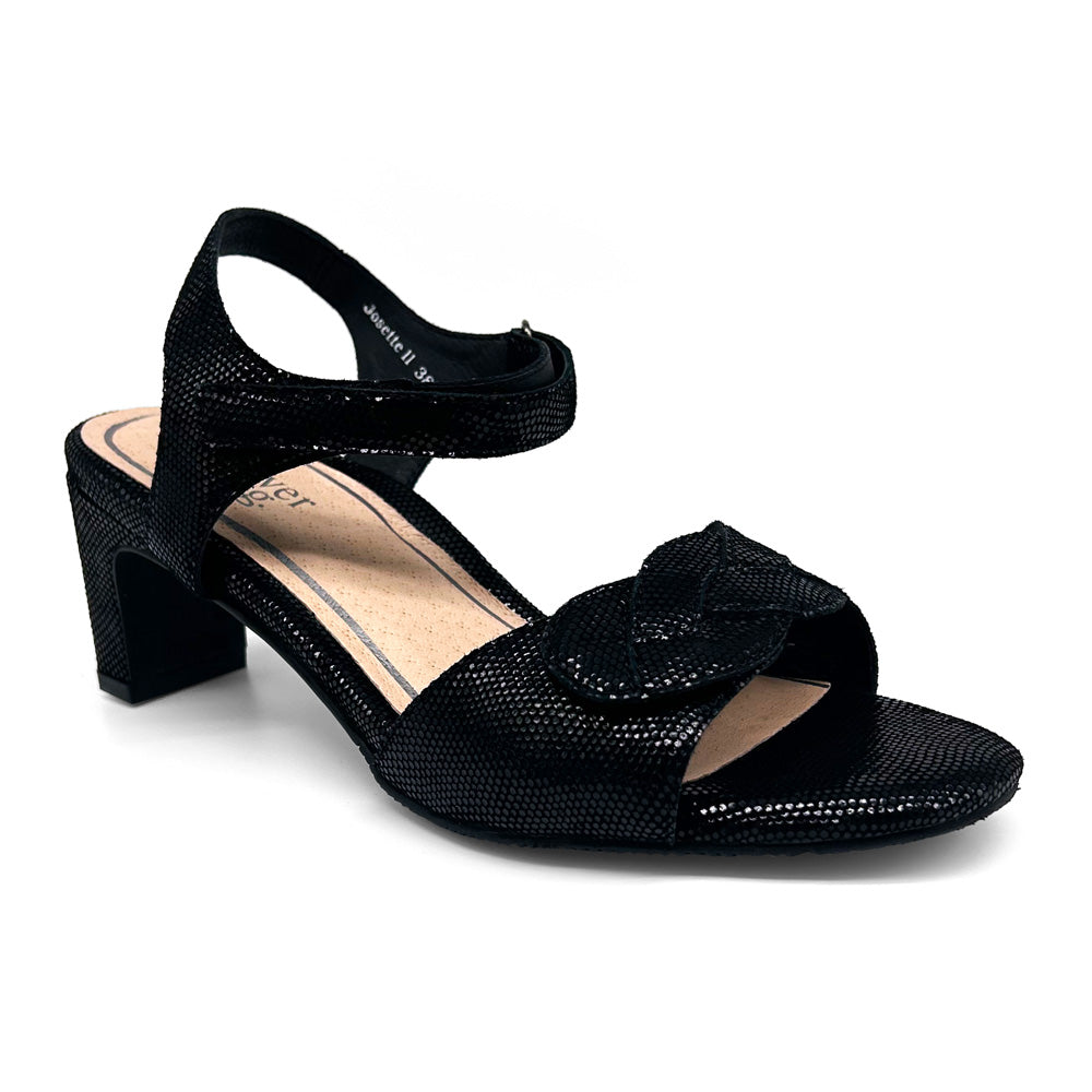 Silver Lining Women's Josette II Black Sparkle