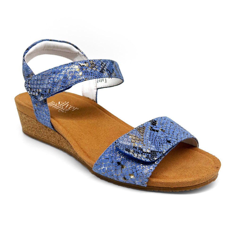 Silver Lining Women's Uptown Blue Snake