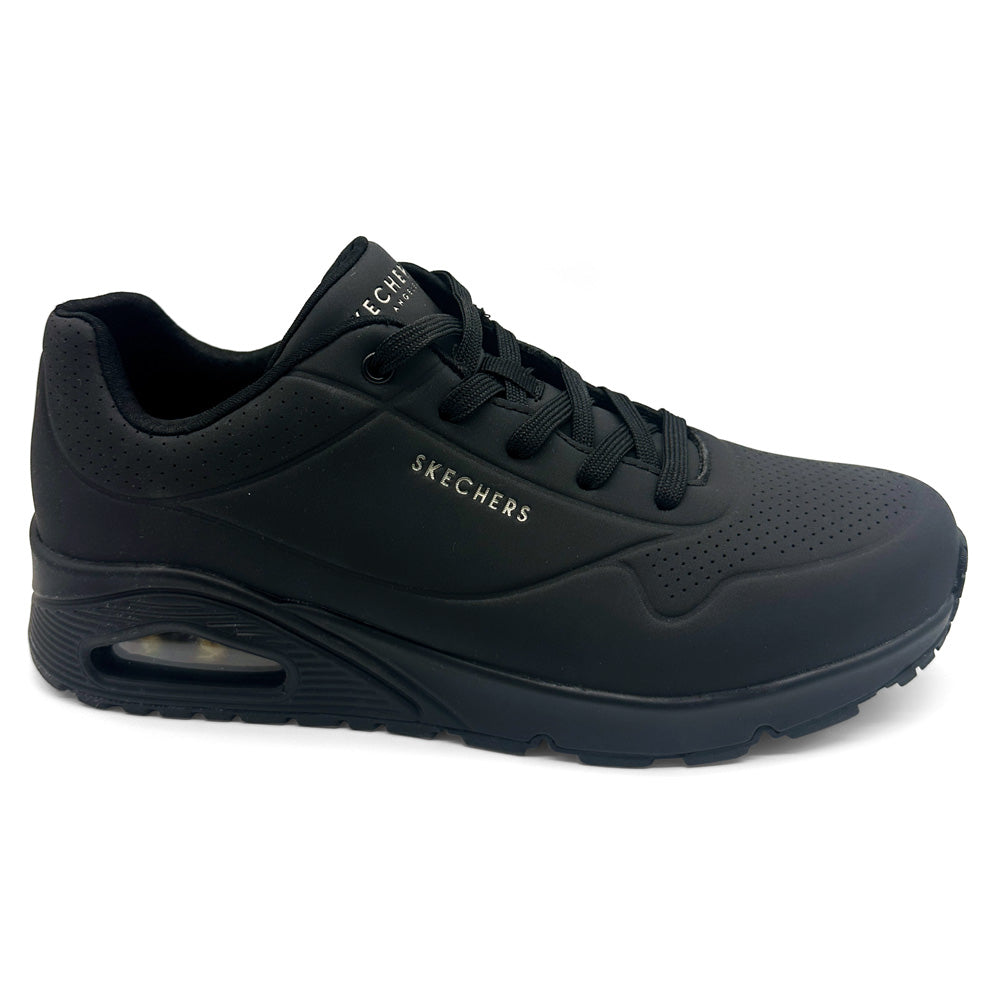 Skechers Women's UNO Stand On Air Black/Black