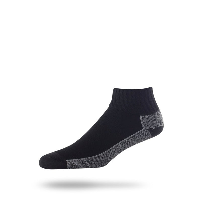 Lightfeet Diabetic Mini Crew Sock Black