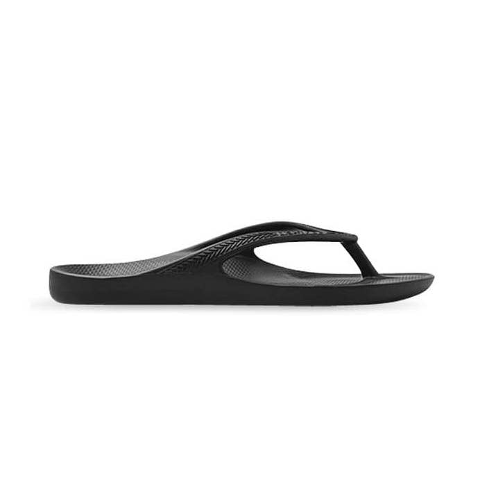 Lightfeet Revive Arch Support Thong Black