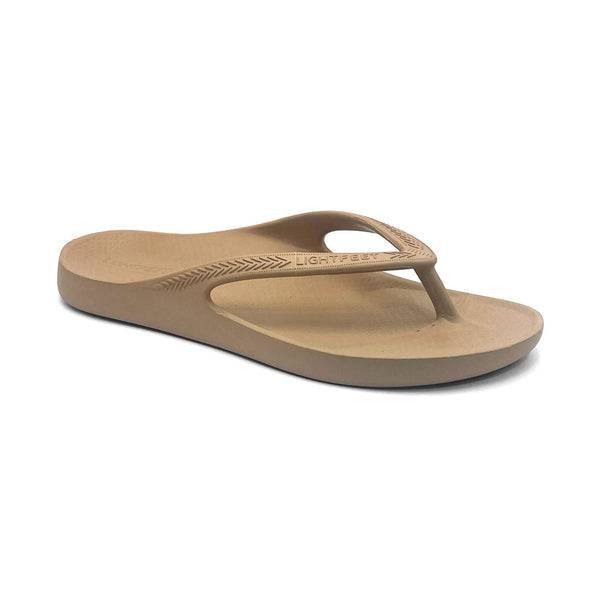 Lightfeet Revive Arch Support Thong Latte