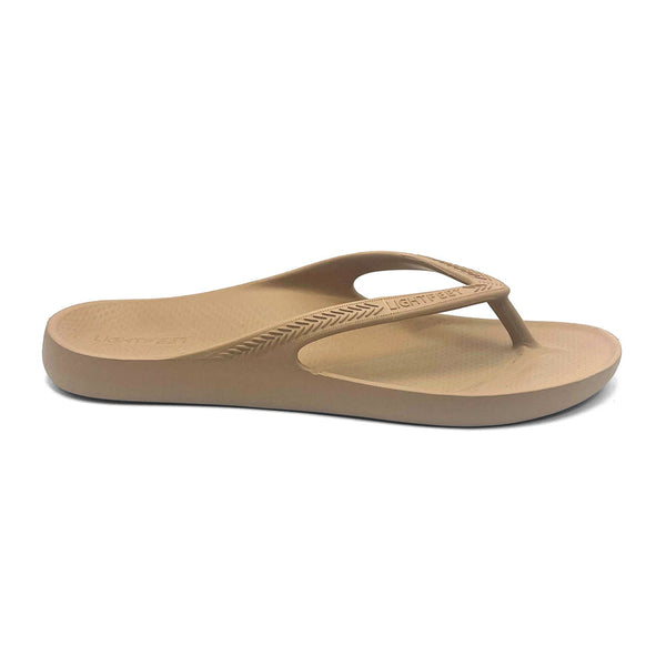 Lightfeet Revive Arch Support Thong Latte
