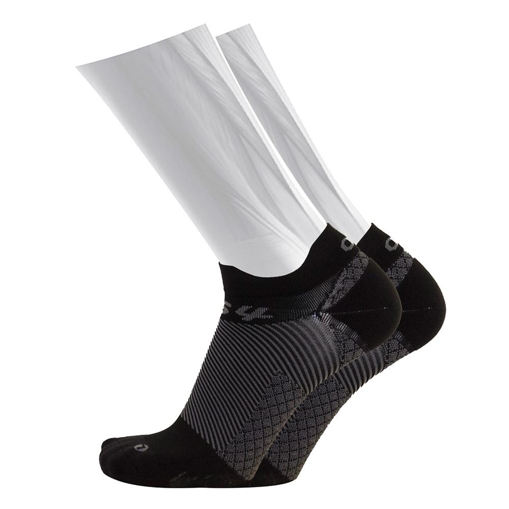 OS1st FS4 Plantar Fasciitis Sock Crew Black