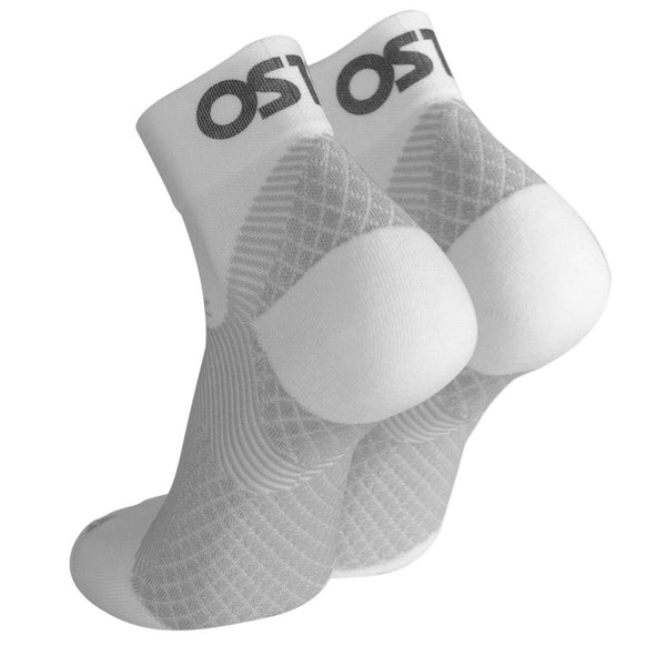 OS1st FS4 Plantar Fasciitis Sock Crew White