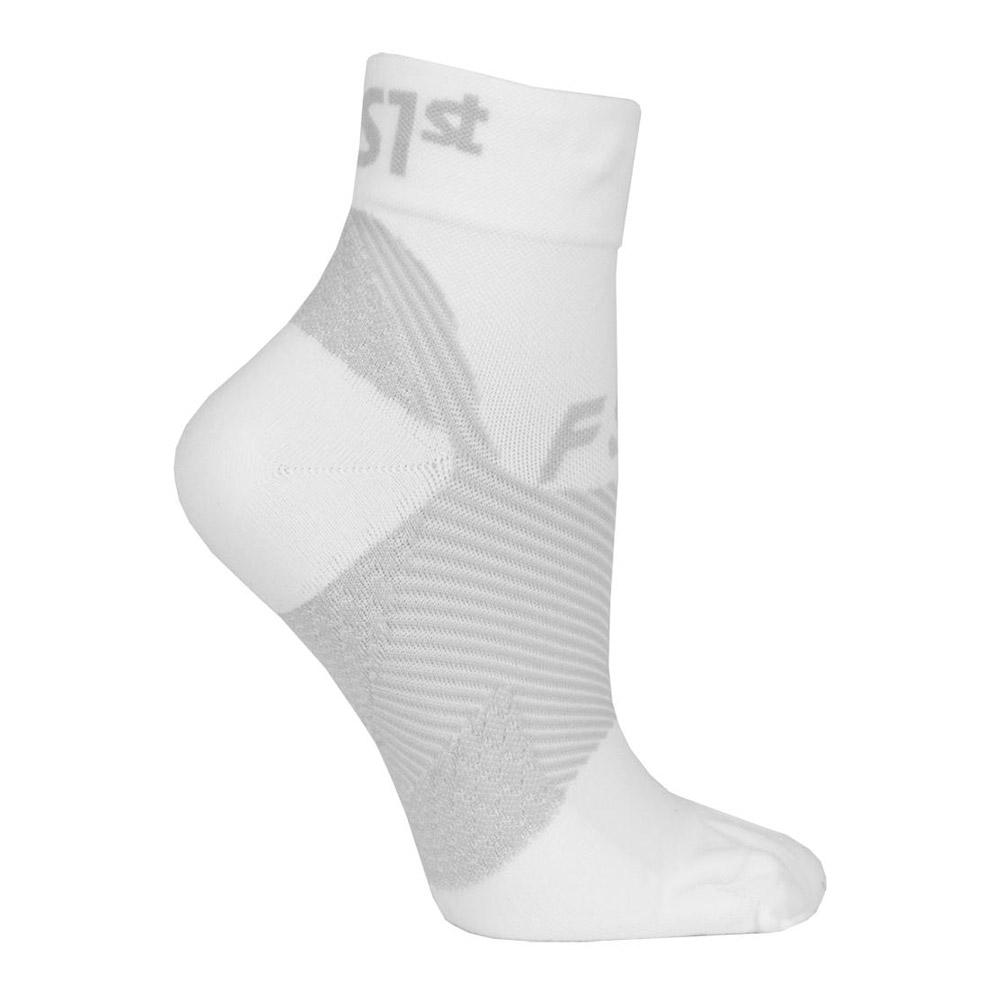 OS1st FS4 Plantar Fasciitis Sock Crew White