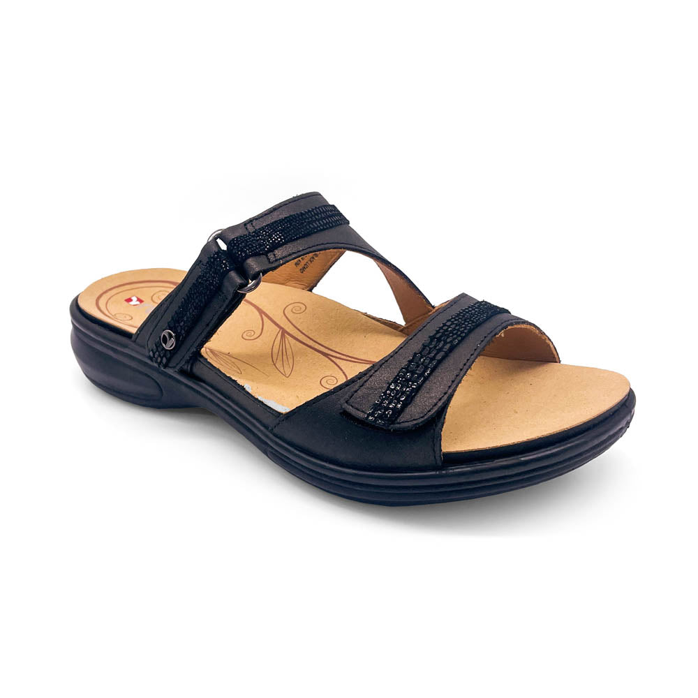 Revere Women's Rio Onyx/Black Lizard