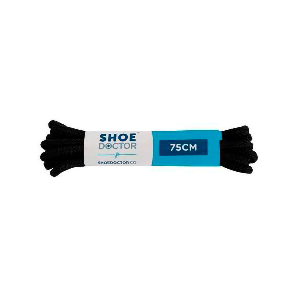 Shoe Doctor Shoe Lace Fine Round 75cm Black