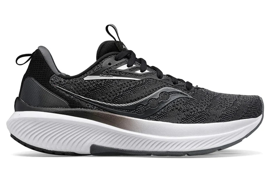 Saucony Men's Echelon 9 (X WIDE) Black/White