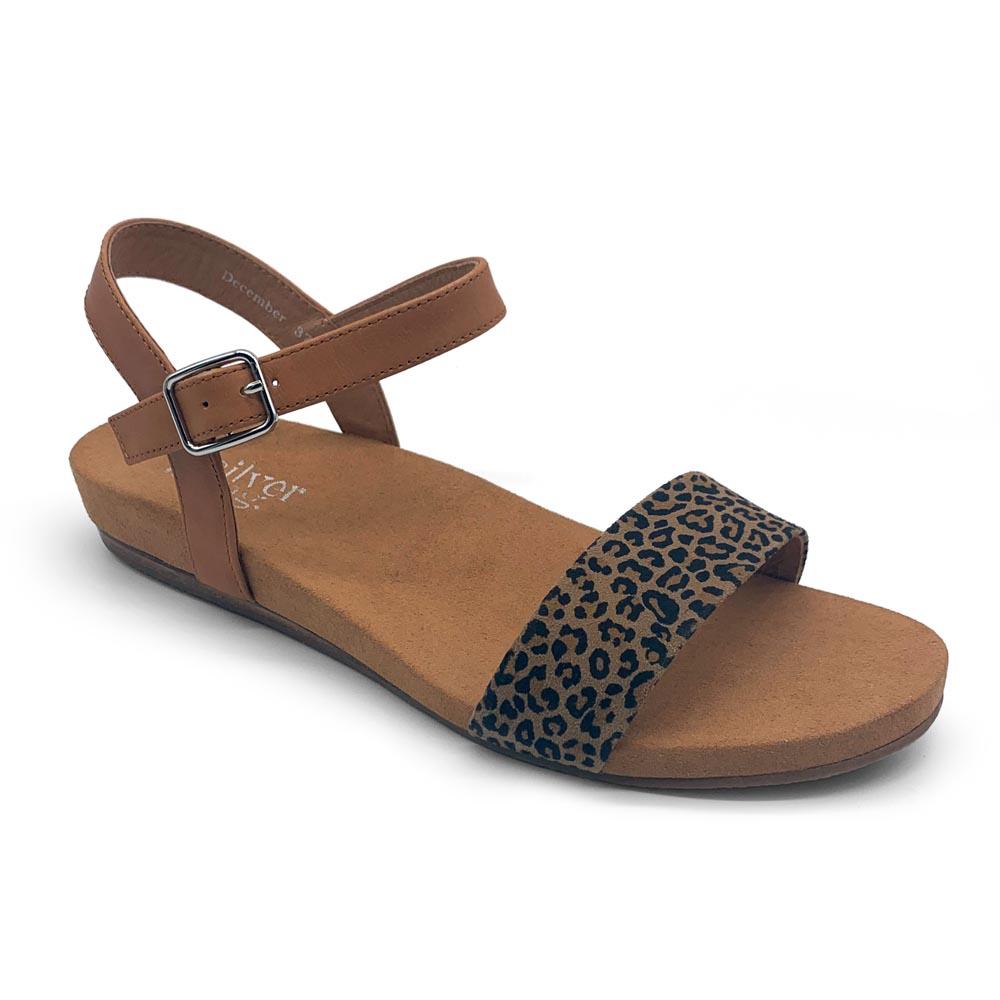 Silver Lining Women's December Combo Tan/Leopard